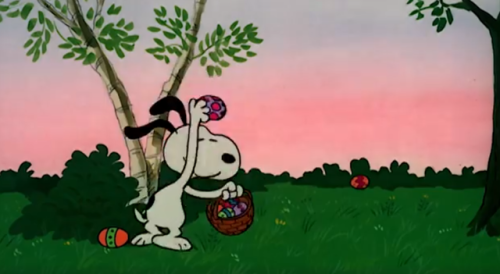 “Thank you Easter Beagle!”“It’s The Easter Beagle, Charlie Brown!”, 1974.