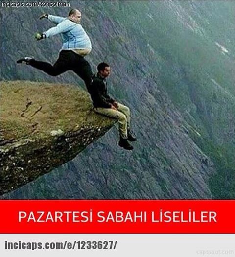 PAZARTESİ SABAHI LİSELİLER