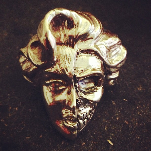 driveshesaid:  Solid brass Marilyn ring is on point @lorgjewellery