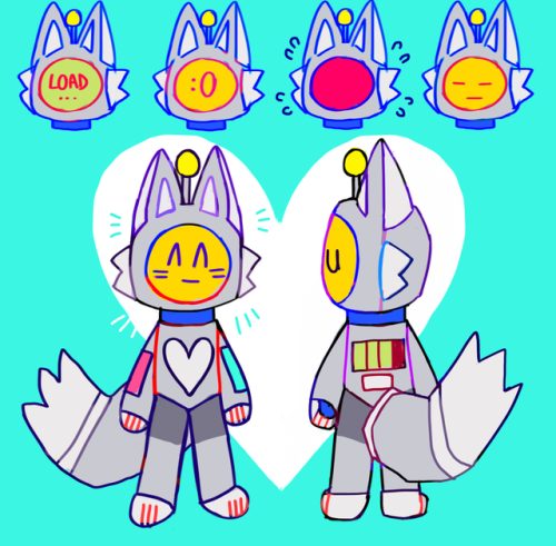 pinyap:here is lunch box she is a nice robot cat