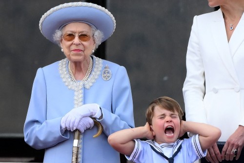 From Prince Louis at the Queen’s Jubilee Flyover: A Journey, one of 8 photos. Britain’s 