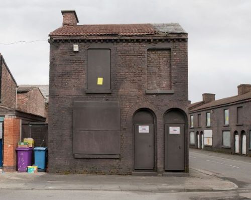 archatlas:Boarded-up Houses by Katharina FitzIn the words of the artist Katharina Fitz:Boarded-up Ho