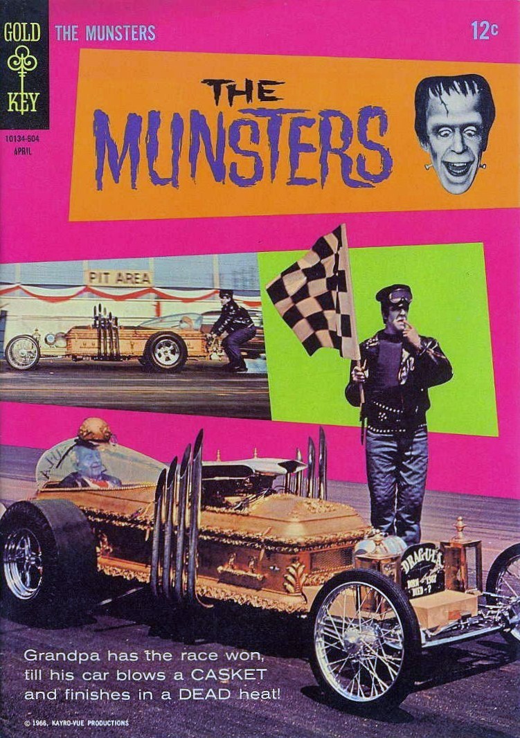 tonightwedrinktomorrowweride:  Gold Key Comics ran ” The Munsters ” from 1965-1968
