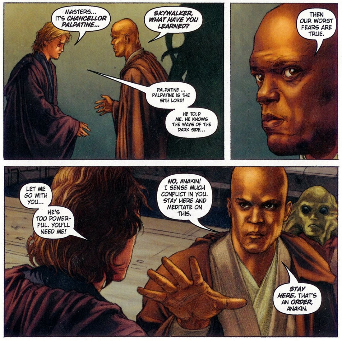 Consumed By Star Wars Feelings — You Ever Think About How This Was Mace  Protecting...