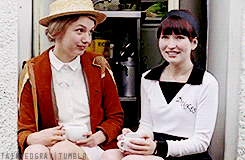 Ghostling:  Emily Browning And Hannah Murray Being Cuties While Filming God Help