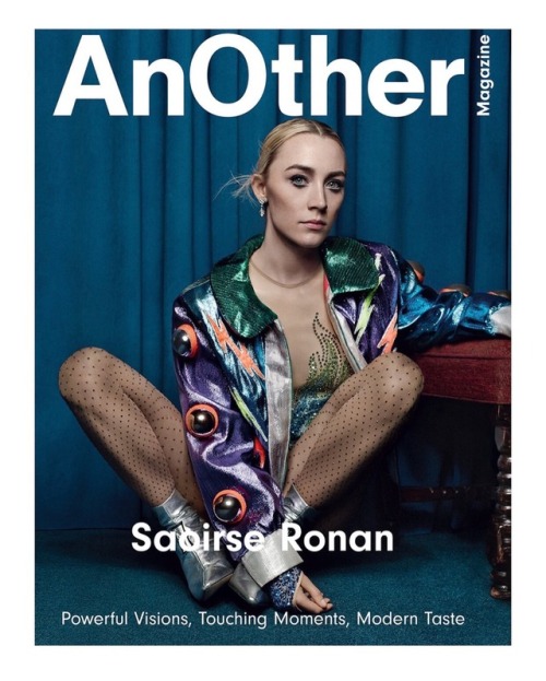 aliensingucci:Saoirse Ronan in Gucci on the cover of AnOther Magazine S/S18⠀