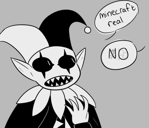 hiirenvirna:jevil plays minecraft toby fox told me himself