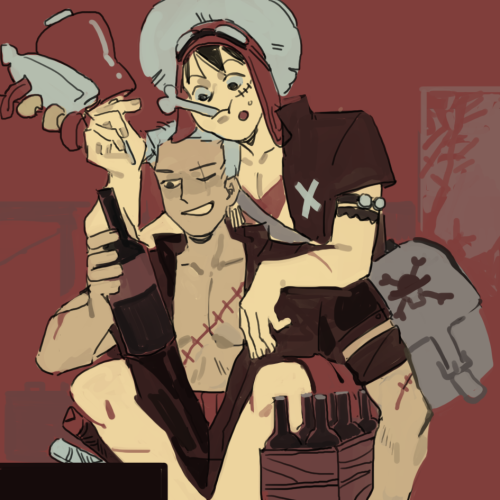 lycheeluv:109/365 : Zoro and LuffyI miss drawing those two sharing no braincell.Zoro stampede outfit