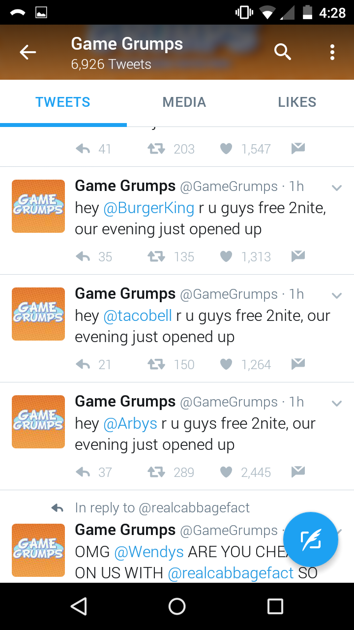 captain-atlantic:  I can’t believe I made Game Grumps and Wendy’s break up :///