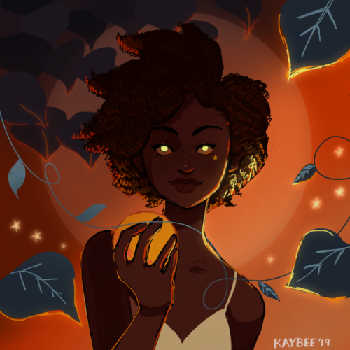 kaybeecreates:orange world // a love from outer space