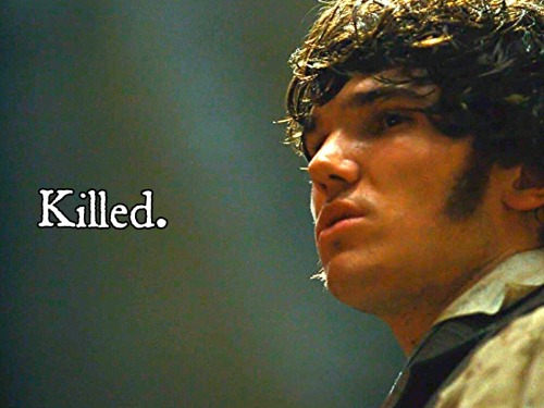 whereisyourredscaaahf:myheartwillstaytrue:Hugo’s descriptions of their deaths.Gentle reminder: “Gran