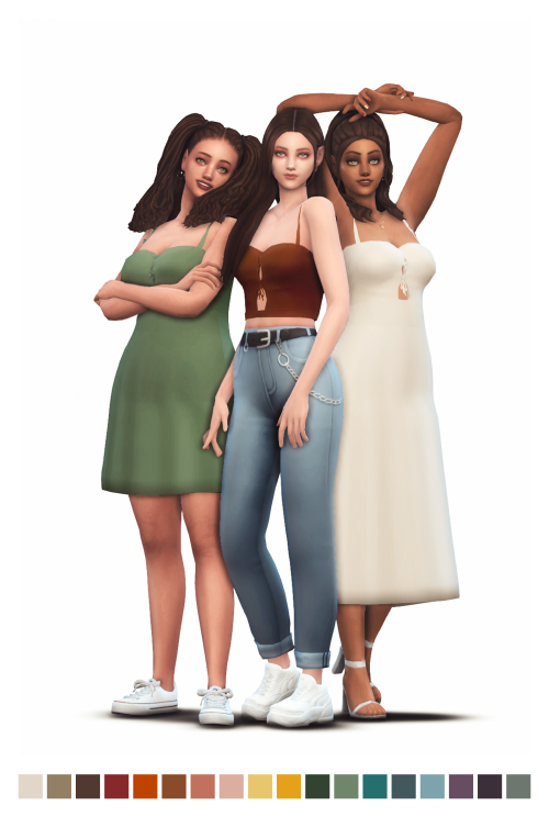 Cannoli SetA small set that includes a top and two dresses! All of them are mesh edits of the Cannol