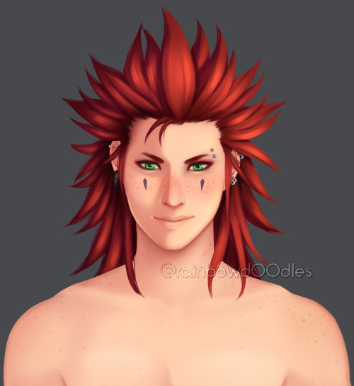 a redraw of a piece i drew from 2013! and it may be my favourite Axel i’ve ever drawn