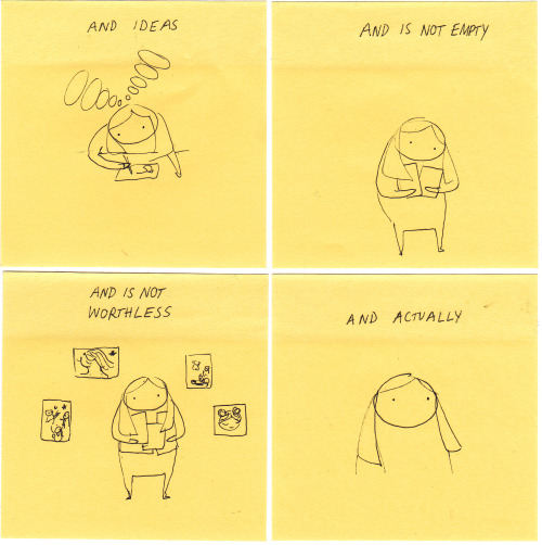 rubyetc:a story in post it notes