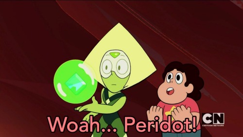 jazzywalrus: Peridot’s First Bubble But like Peridot and Lapis are home now. They’re fin