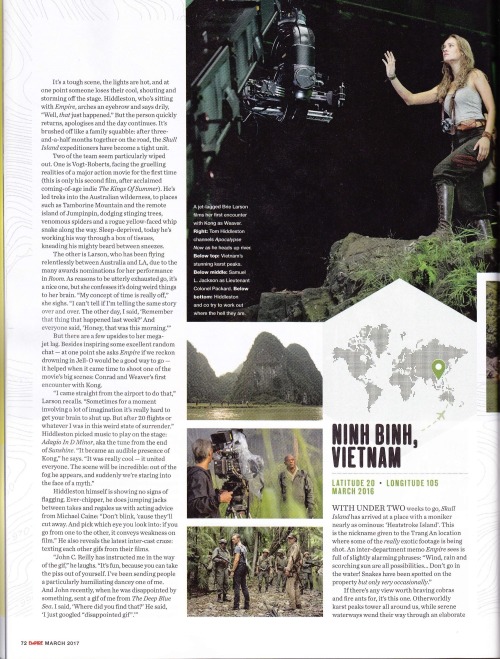 ‘Jungle Boogie’ ~ Empire Magazine March 2017 [My scan]