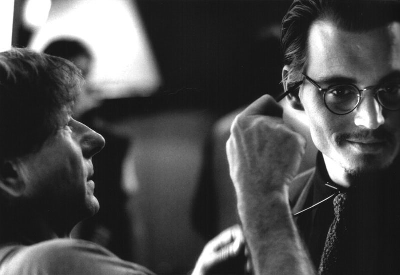 becauseitisjohnnydepp:  Johnny Depp and Roman Polanski on the set of “The Ninth