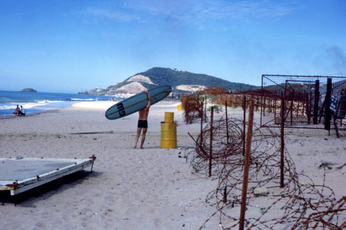 Surfing during the Vietnam War, at Bãi Sau (Back Beach), Vũng Tàu, Vietnam / photo by Kerry Seebohm,