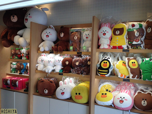 The Line Friends Store in Harujuku sells original goods featuring the mascots from the popular socia