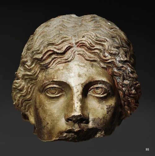 museumofclassicalantiquities:Marble Head of a Goddess. Roman Imperial. 2nd.century A.D. fragment.htt
