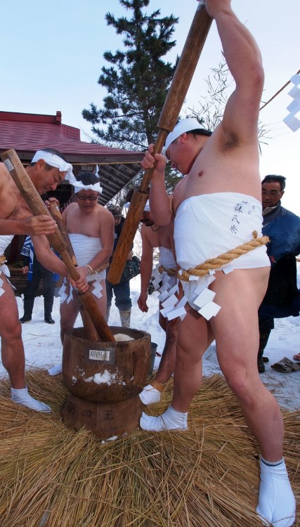 胡四王蘇民祭 - 胡四王神社, 矢沢, 花巻, 岩手Koshiō Sominsai Festival - Koshiō Shrine, Yasawa, Hanamaki, Iwate