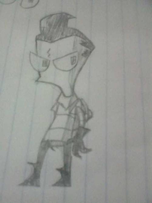 Random Sketch Of Invader Zim