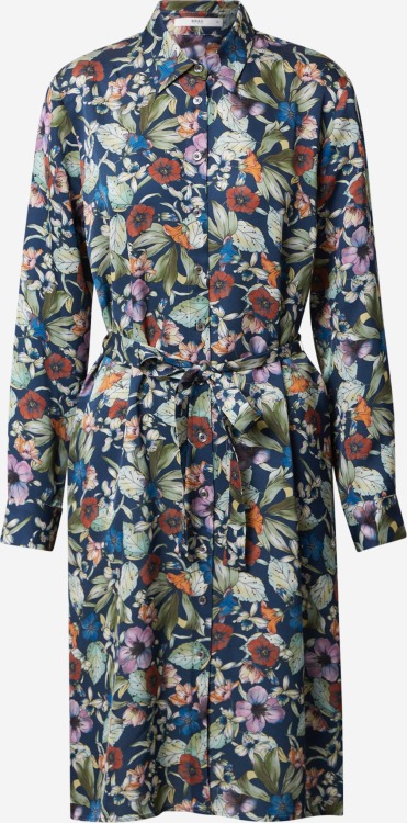 floral print shirt dress