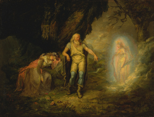 Prospero, Miranda, and Ariel, from The Tempest, unknown English artist, ca. 1780