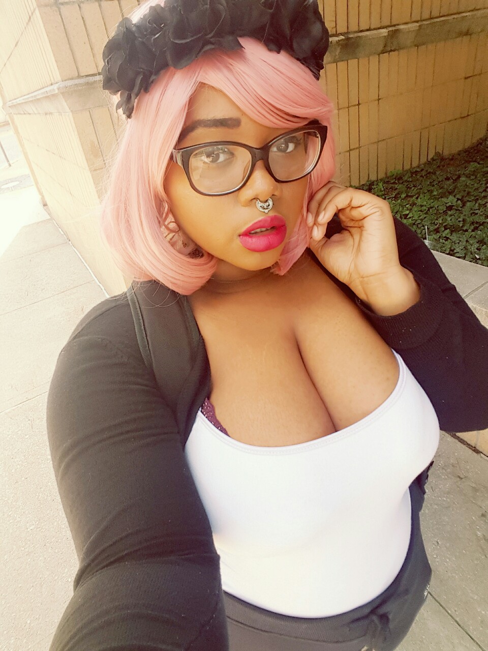 afatblackfairy:  Today was nice 💕 and also filled with sexual tension 😂  😍😍😍😍😍