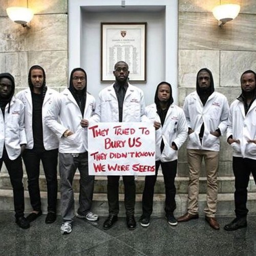 Harvard medical students. Salute to you Kings! #BlackLivesMatter #BlackBoyFly #ReturnoftheKings #Jus