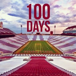 uofoklahoma:  100 Days from kickoff! #boomersooner 