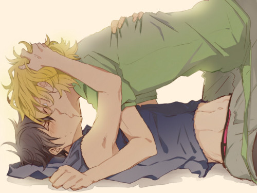 senpai-fangirls-too:  source: らくがき詰め【腐・多CP・與儀贔屓】 | うほほ [pixiv]  