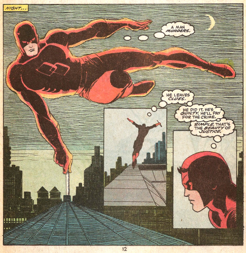 the-spinner-rack:The Beauty Of Justice (by John Romita Jr. & Al Williamson from Daredevil #251, 