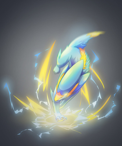 I tried a more energic rendering on this one, I did his shiny version too.