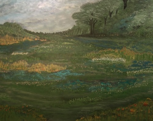 brucereed99:Bruce L. Reed (American, b. 1977) Meadow (work in progress), Dec 25, 2015 - Jan 2, 2016)