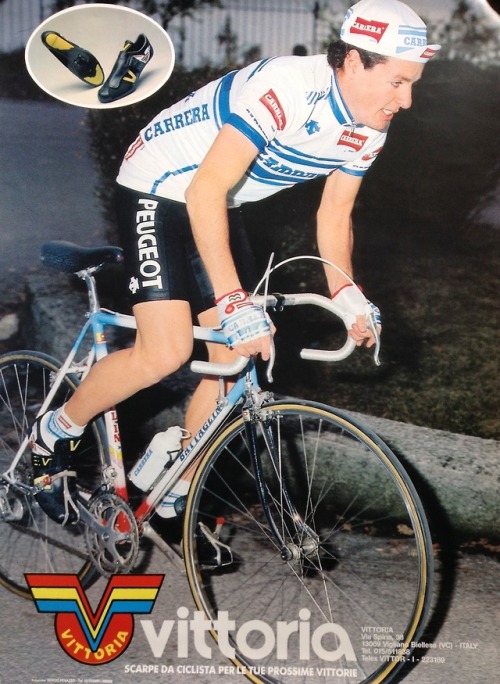 roadworksbicyclerepairs:Stephen Roche Stephen roche for Vittoria cycling shoes.