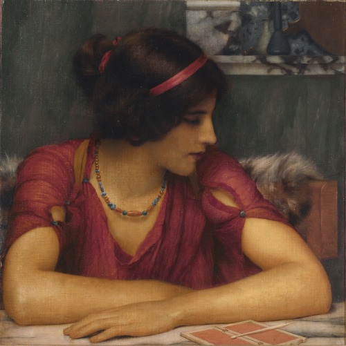 The Letter (A Classical Maiden) (1899). John William Godward (English, 1861-1922). Oil on canvas.The