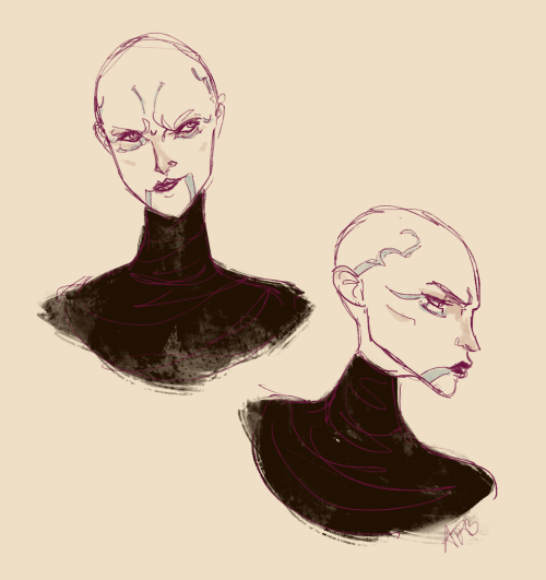 flurgburgler:I can’t sleep so I stay up drawing fearsome ladies