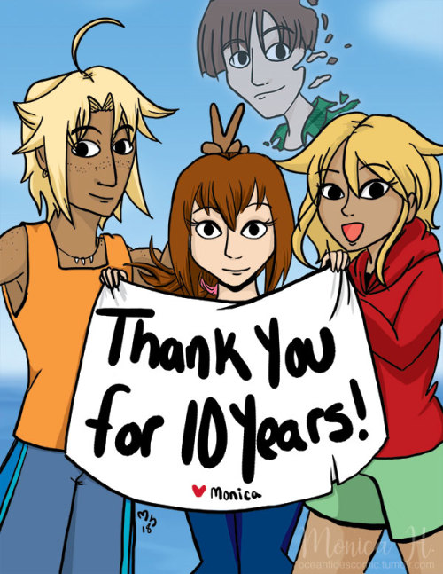 Guys! Thank you! On this day back in 2008, I started my comic Ocean Tides on Smackjeeves. So much has happened in those 10 years. I made new friends, meet my favorite webcomic artist and enjoyed the webcomic community. I started Ocean Tides in my...