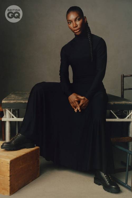 Michaela Coel for British GQ. Black is Beautiful.Photography by Ben Weller Studio