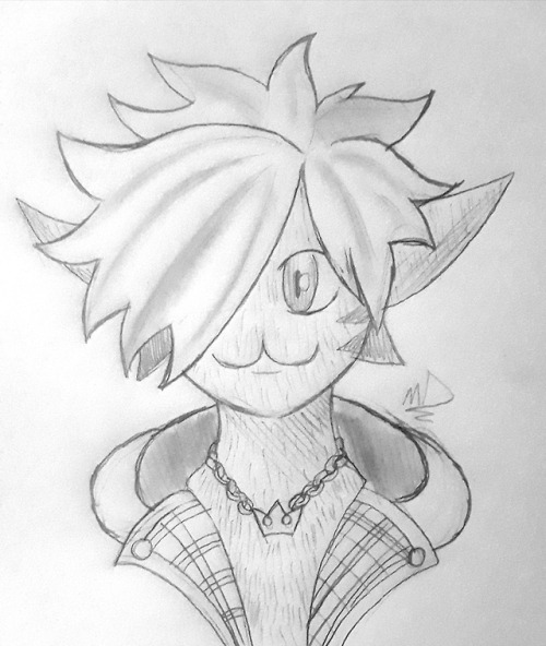 meliodougs - Quick Monster Sora sketch that I may finish on sai...