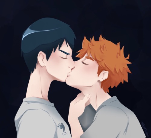 photo Kagehina Haikyuu Fanart Hinata And Kageyama Ship aniyothanku tumblr blog with posts