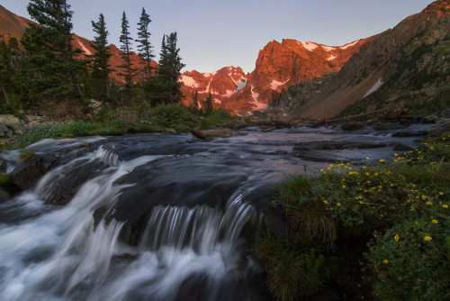 Hidden Lake Sunset &amp; Lake Isabelle Summer Sunrise by Nicholas Souvall nicksouvall.com | inst