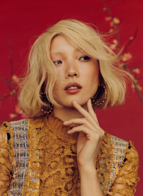 modelsof-color:Haejin Lee by David Urbanke for Elle Vietnam Magazine, February 2021