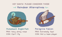 birdandmoon:  Here are some helpful reindeer