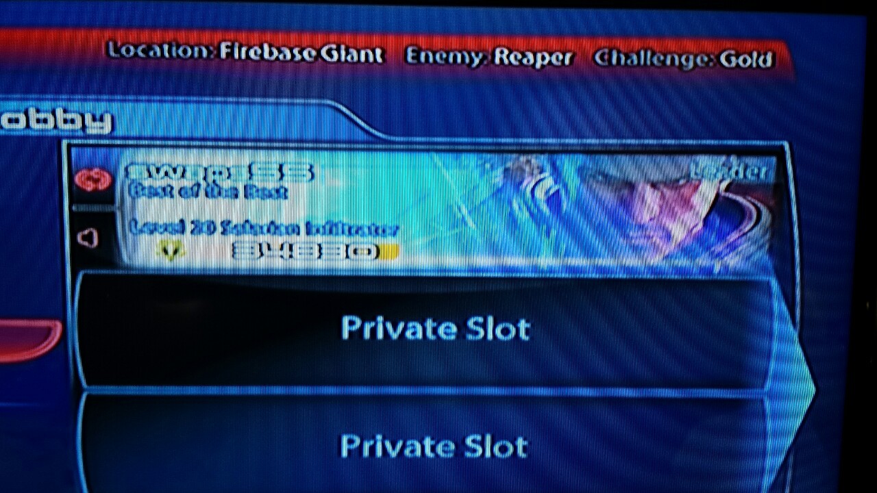 I DID IT! I DID IT! I GOT BEST OF THE BEST!
Second Gold solo on Giant/Reaper, with my Salarian Infiltrator. Got Escort/Hack (back behind LZ, perfect spot)/Carry for my objectives. Came out with missiles and medigel to spare!
I AM SO EXCITED I DID IT!...