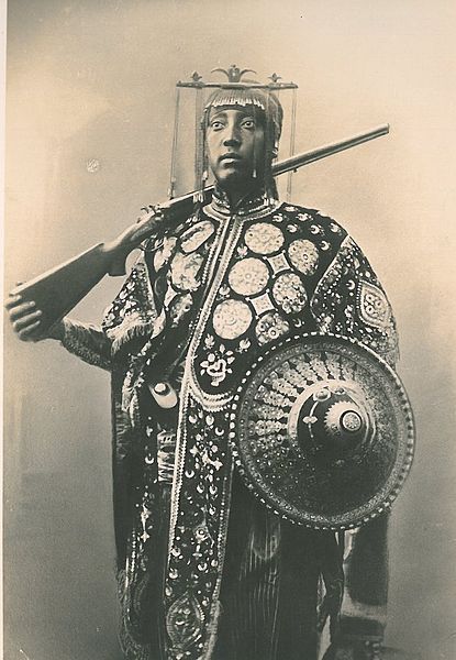 peashooter85:Ethiopian Emperor Menelik II, late 19th century.