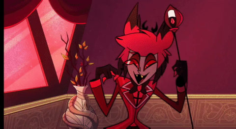 Alastor Twirling His Microphone Appreciation Post