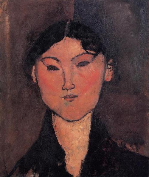 artist-modigliani:Woman’s Head (Rosalia), Amedeo ModiglianiMedium: oil,canvaswww.wikiart.org