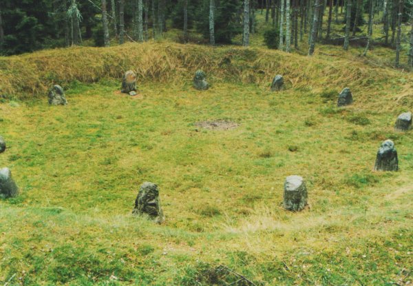 lamus-dworski:  Ancient stone circles from c. 1st-2nd centuries AD in Grzybnica,